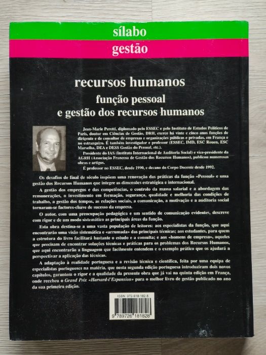 Livro Recursos Humanos - J. M. Peretti