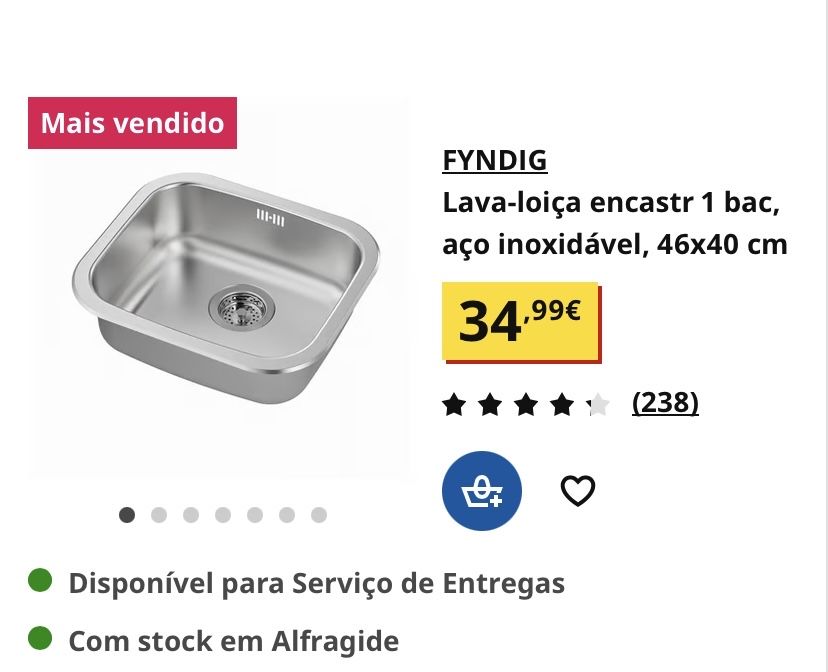 Lava loica novo ikea