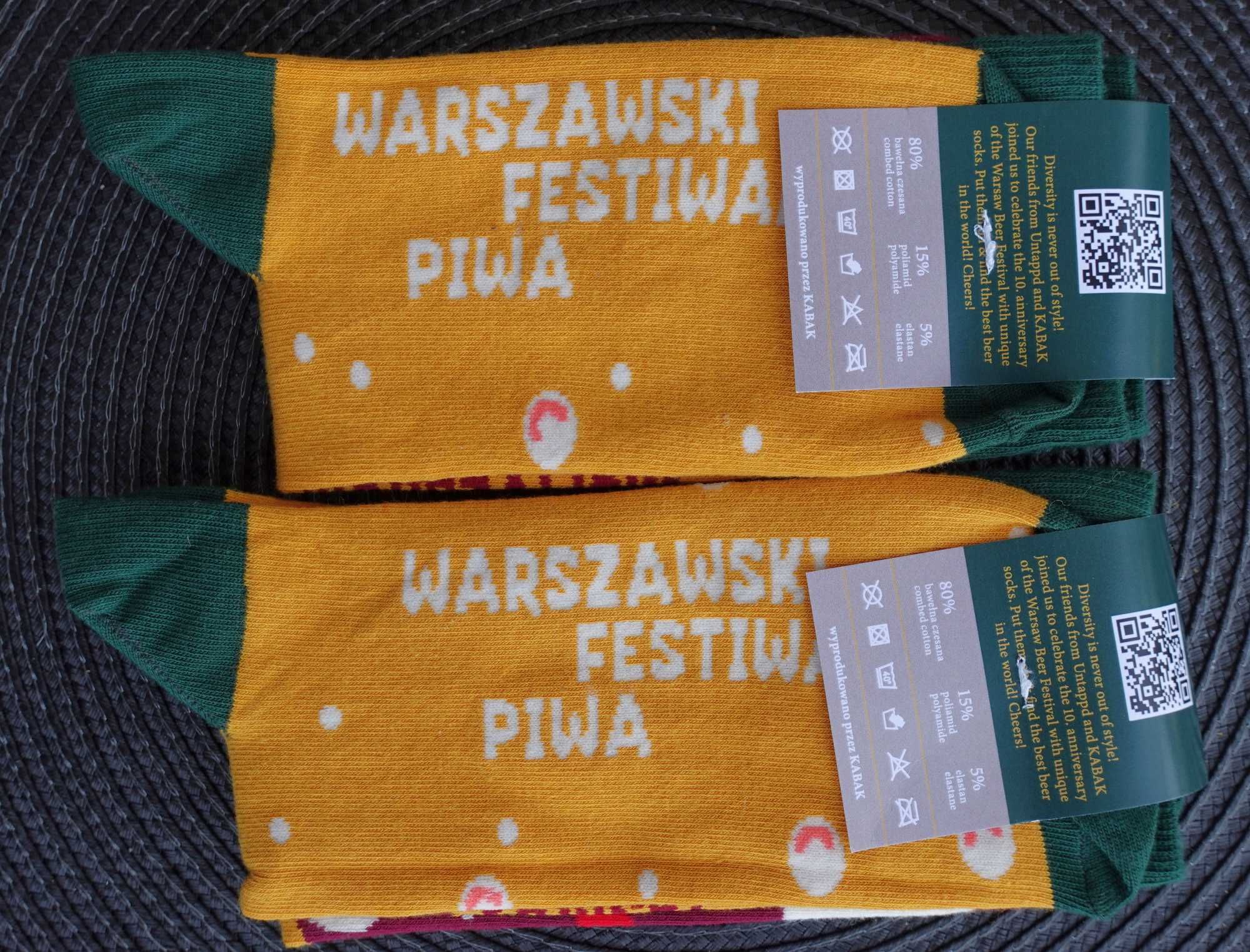 Skarpetki Warszawski Festiwal Piwa/Untappd 36-41