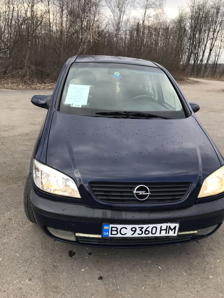 Opel Zafira 2.0 Продам опель зефіра 2,0 семимісний сімейний автомобіль