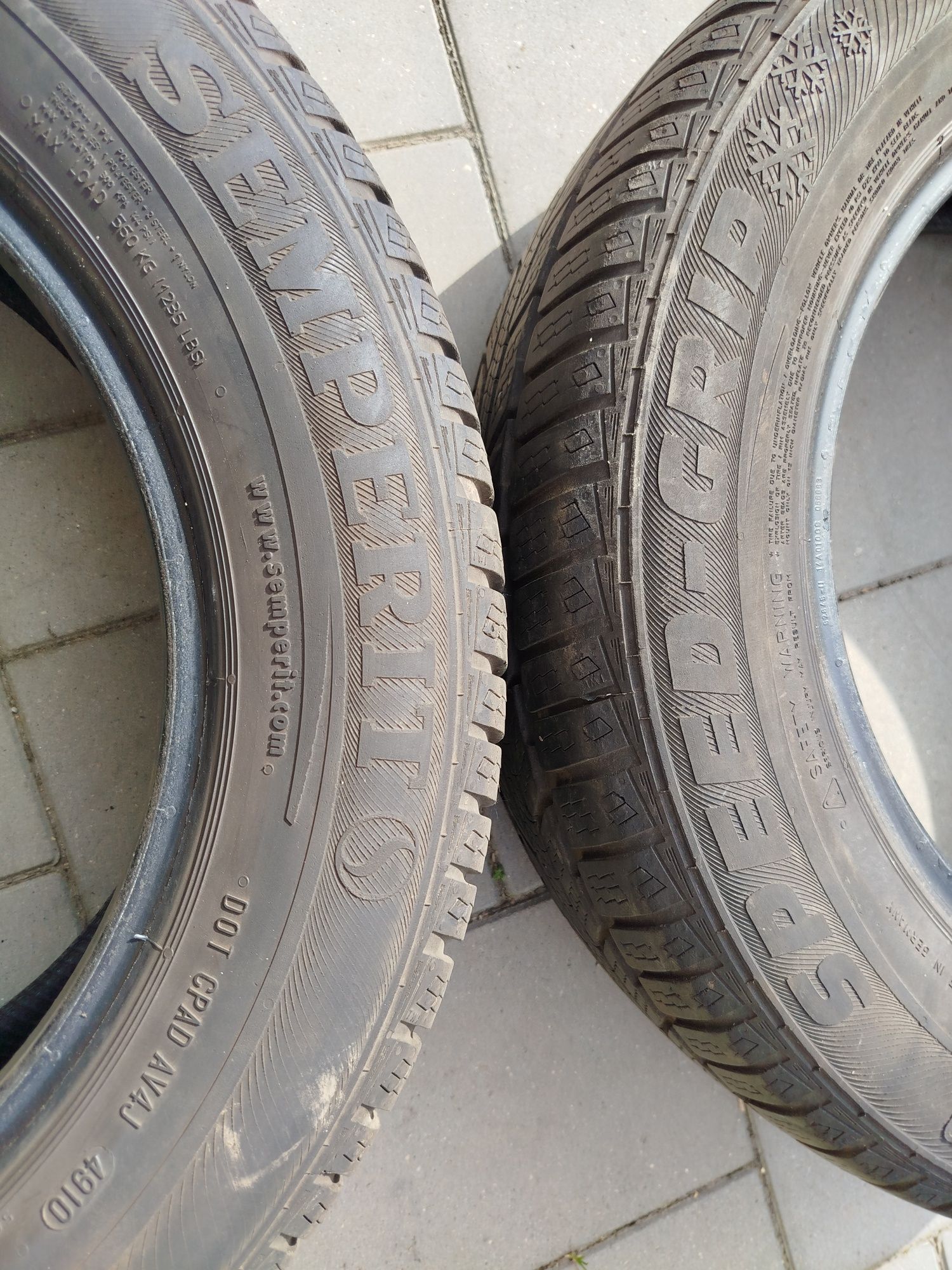 Opony zimowe 195/65 r15 Semperit