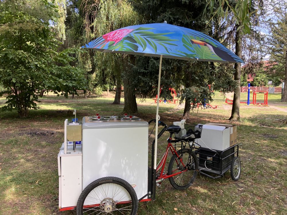 Rower gastronomiczny lody +całe know how biznesu