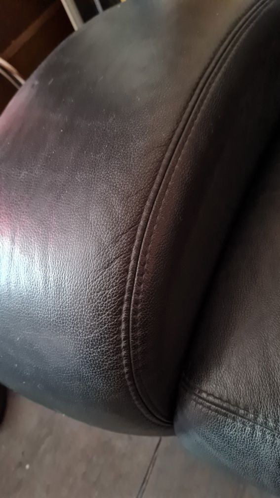 Etap sofa Kanapa fotel prawdziwa skóra