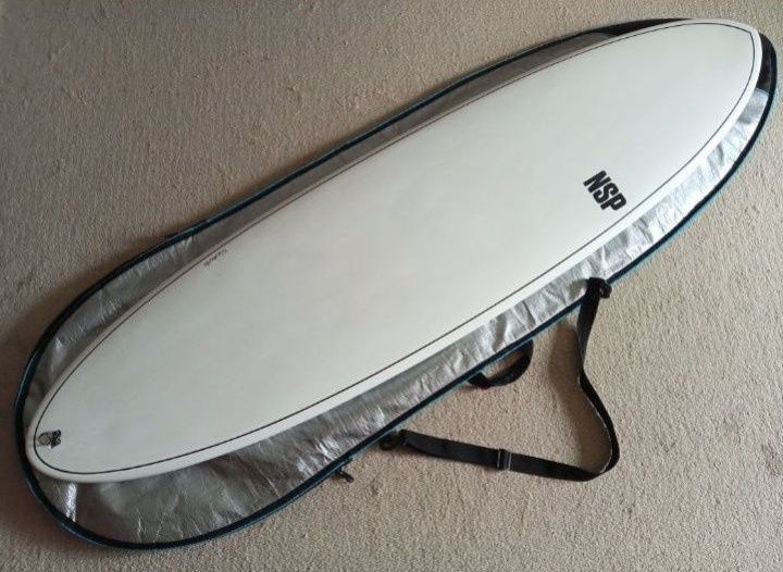 Surfboard NSP 6'8/leash/fins/cover
