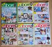 Revistas antigas de rendas, bordados e crochet