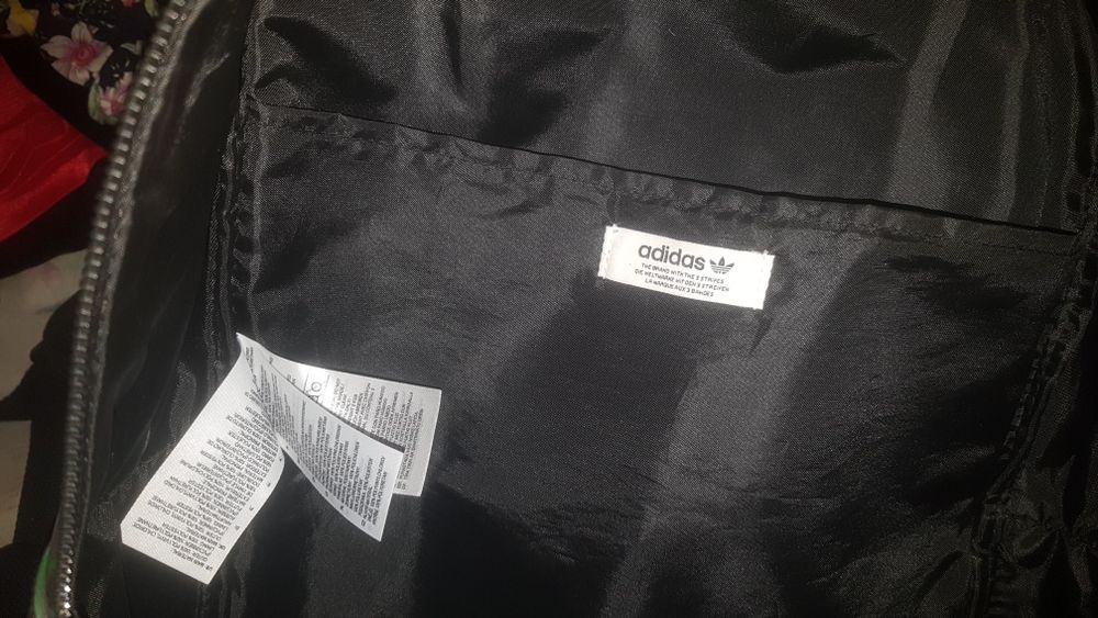 рюкзак Adidas светоотражающий перламутровый школьный рюкзак спортивный