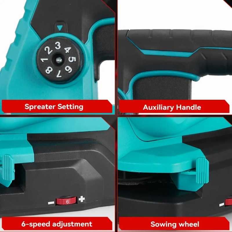 Espalhador de fertilizante automático, 6
engrenagens