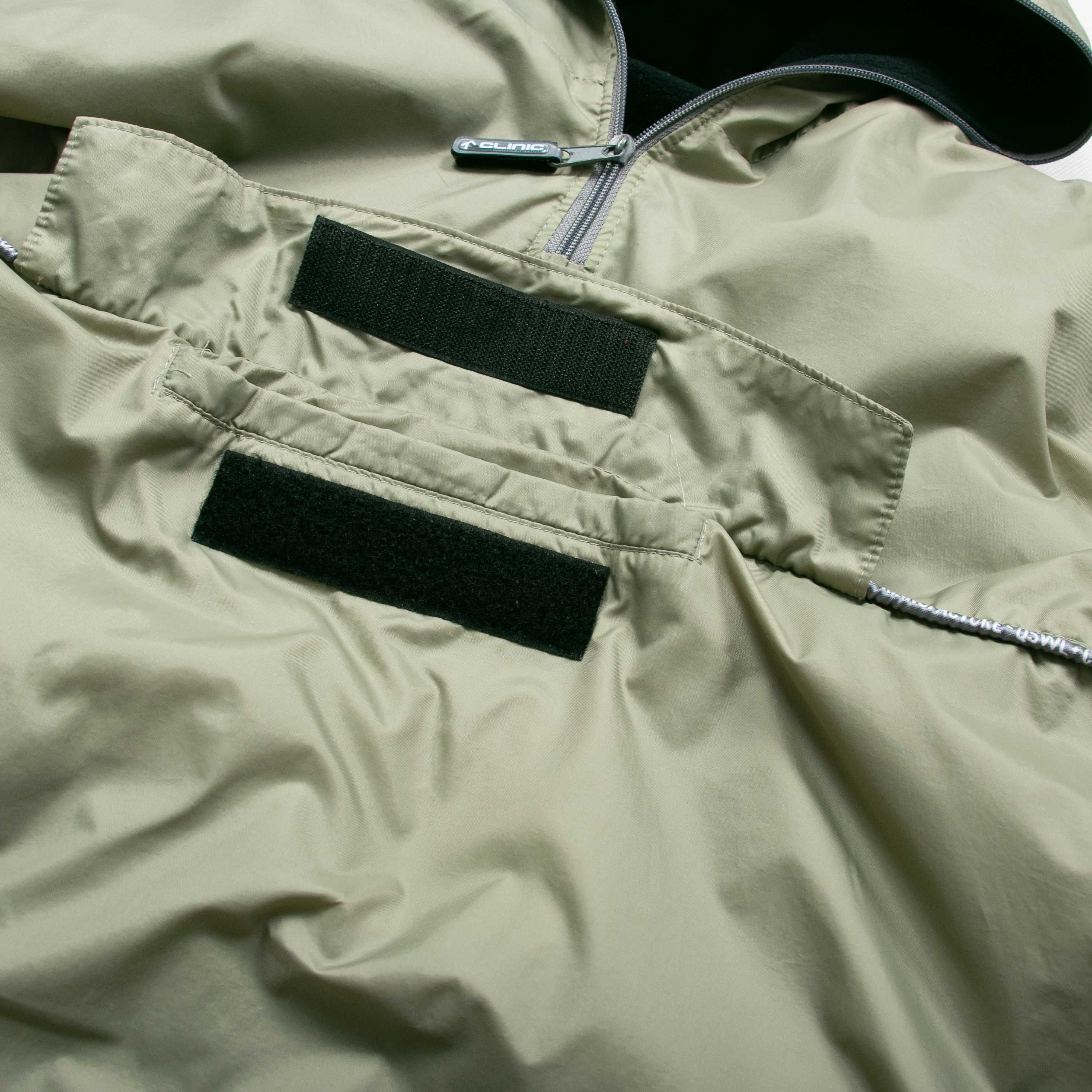 Clinic y2k baggy kurtka anorak polarowa ocieplana XL