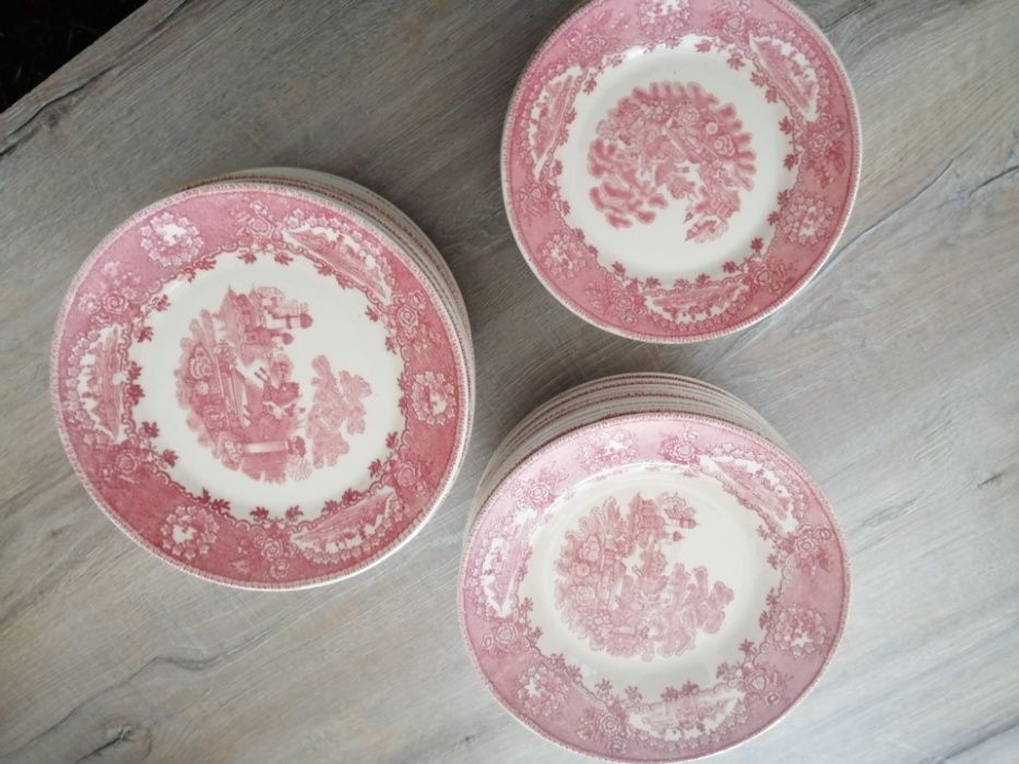 Faianças "Cavalinho" cor-de-rosa - Sacavém