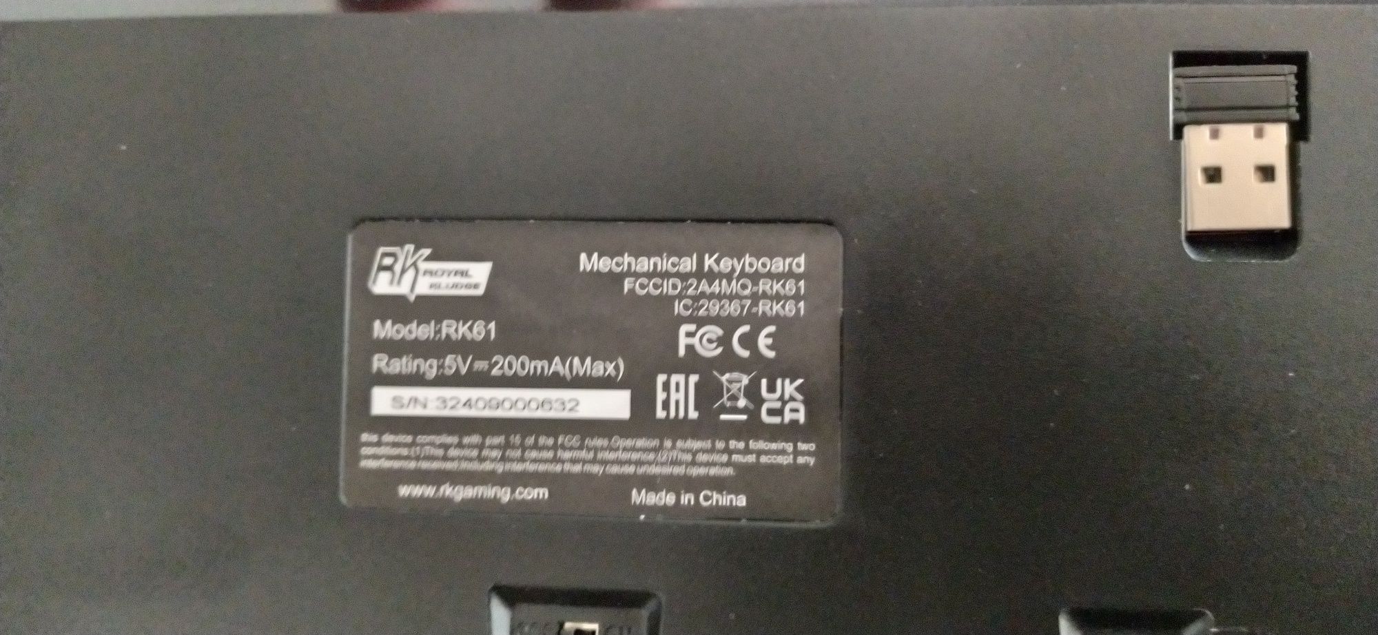 Royal Kludge KR61 (Механічна клавіатура з 3 режимами)