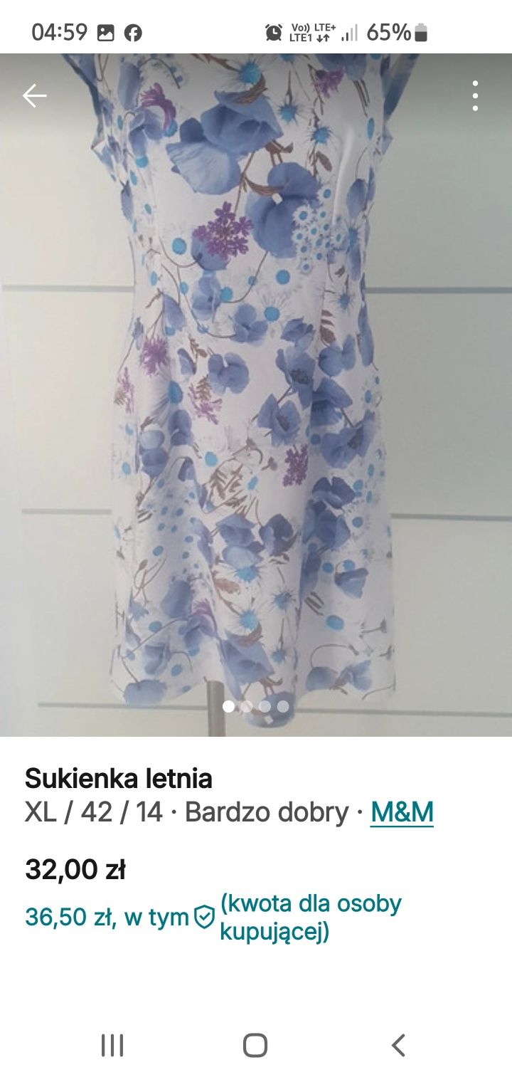 Sukienka letnia  .