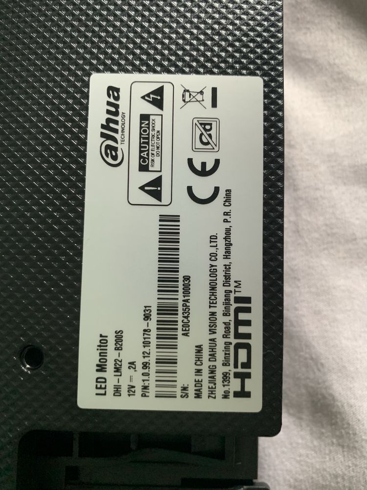 Na sprzedaż: Monitor Dahua DHI-LM22-B200S