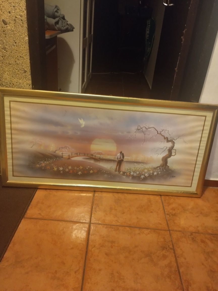 Vendo estes três quadros de decoração no valor de 20 euros