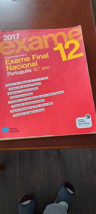 Livro- Preparação para o exame Português 2017 Porto Editora