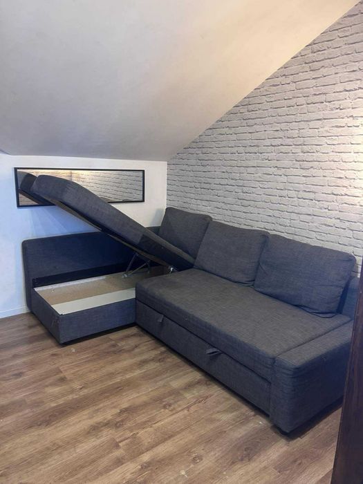 Narożnik rozkładany z funkcja spania