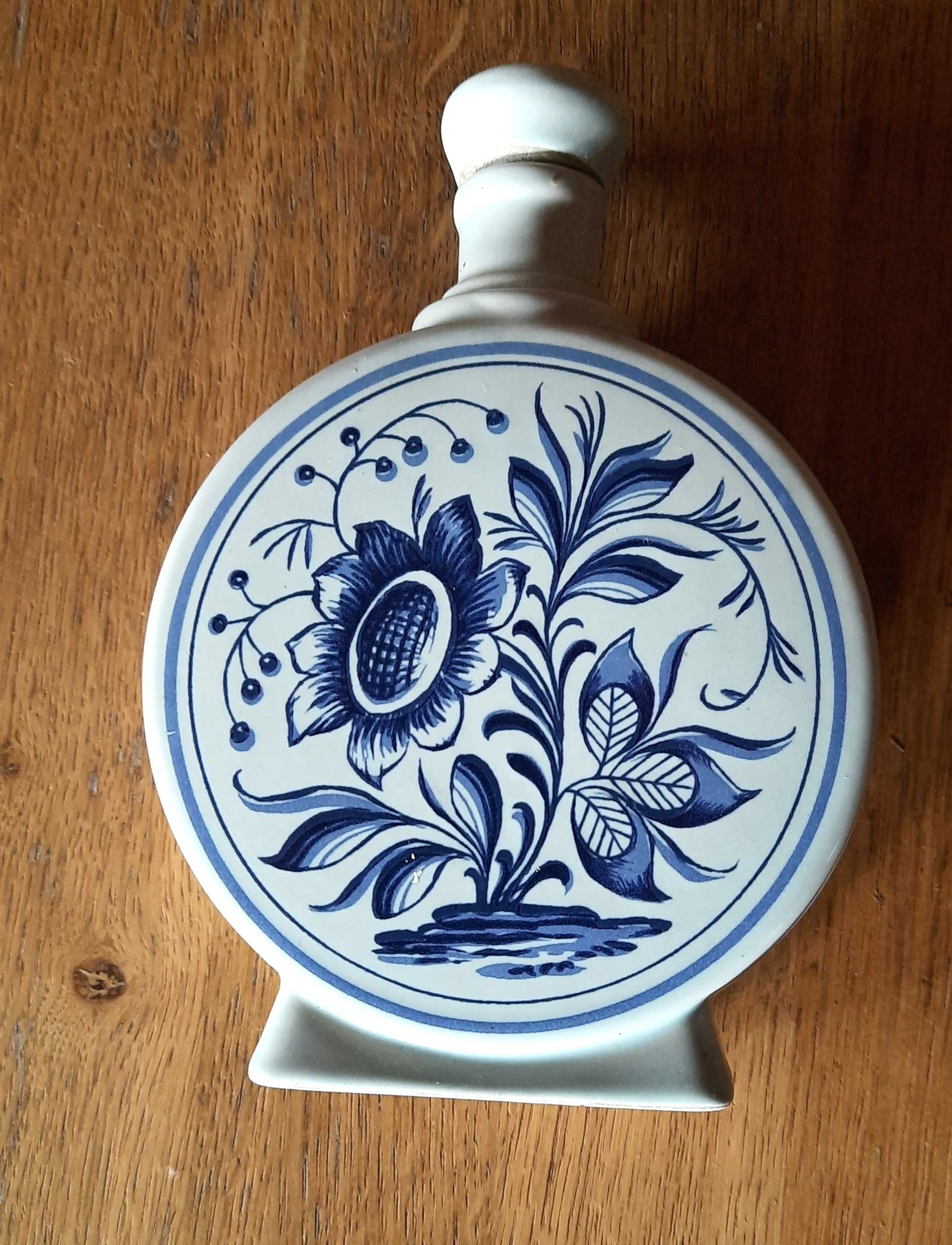 Karafka porcelanowa antałek piersiówka Ulmer Keramik