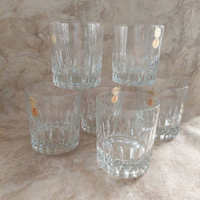 Kryształowe szklanki, sygnowane Zwiesel Echt Bleikristal 6 sztuk. Prze