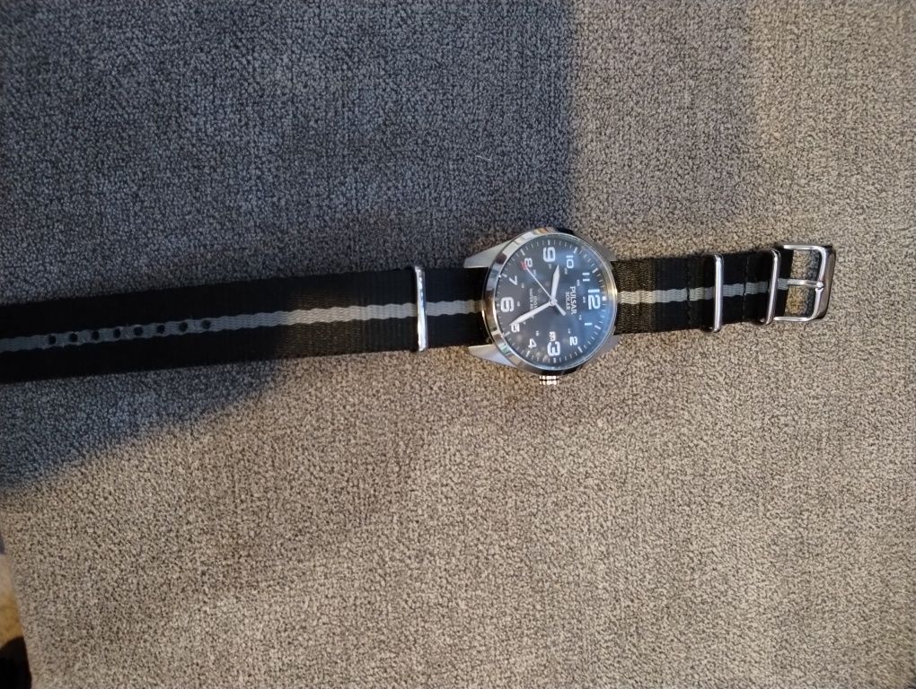 Nowy zegarek Pulsar Regular PX3187X1 solarny mech. Seiko 41 mm