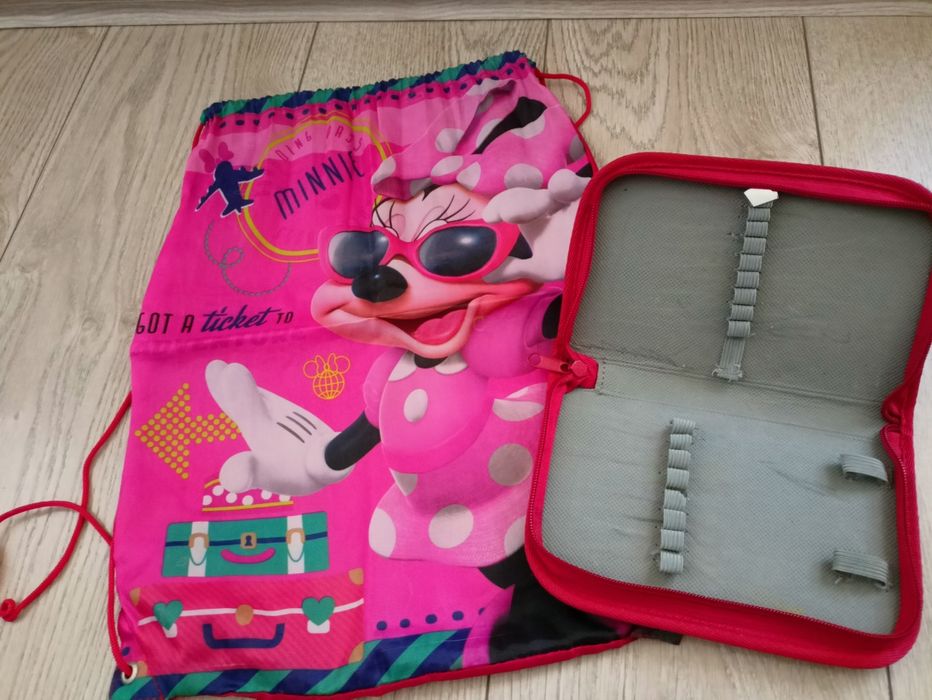 Plecak tornister szkolny, piórnik, worek gimnastyczny - zestaw