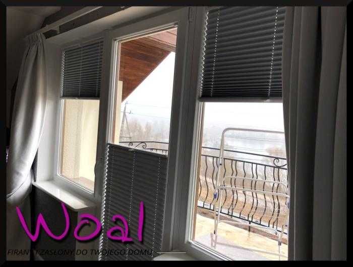 Plisy okienne, rolety plisowane Gdańsk, Sopot, Gdynia / PRODUCENT Woal