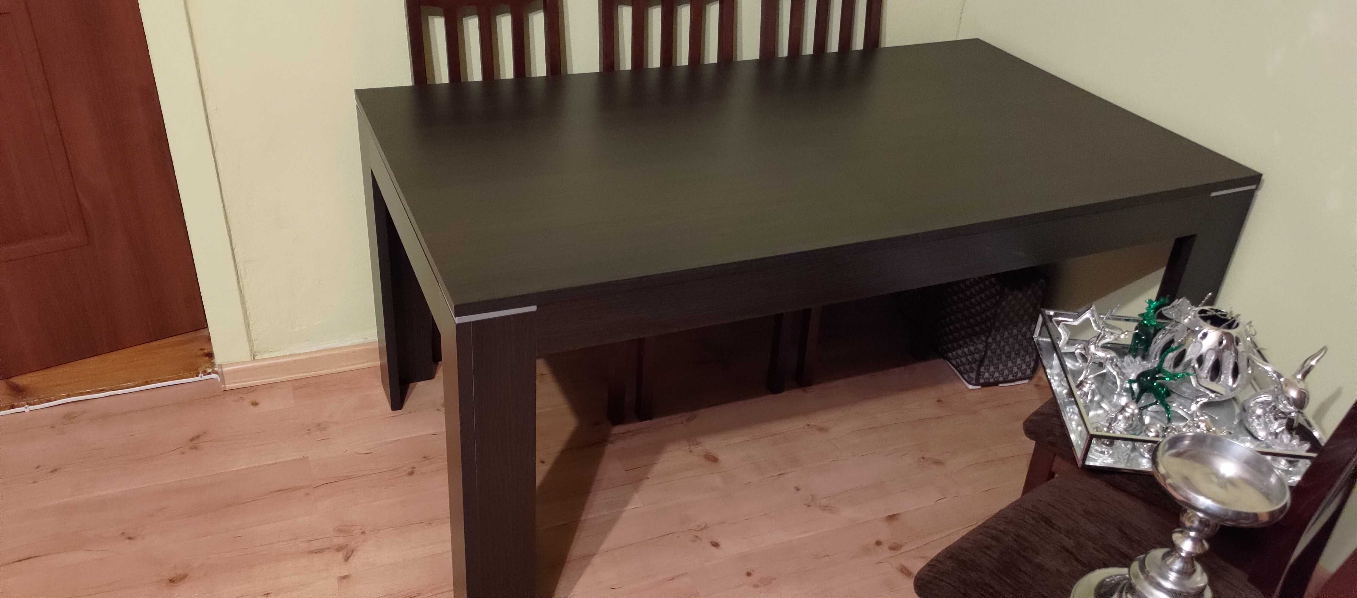 Stół Forte Orchid BRW Wenge rozkładany 160x90 lub 206x90