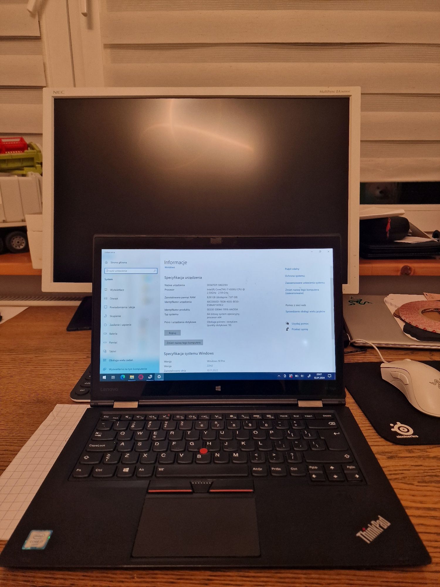 Laptop Lenovo X1 yoga i7 512gb 8gb ram