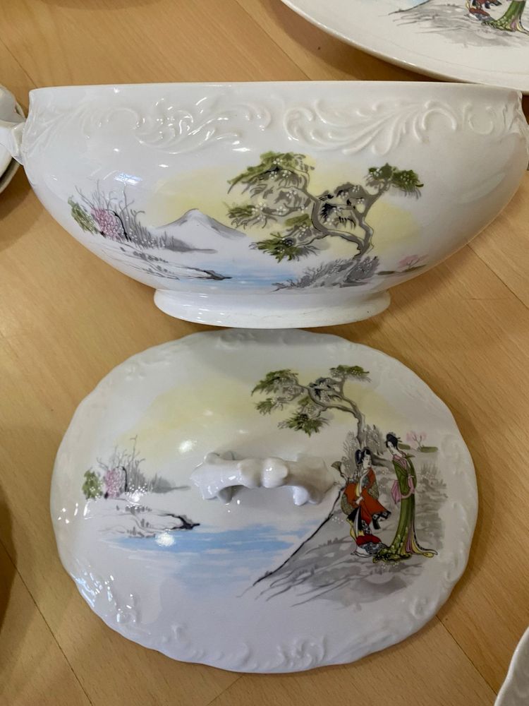 Conjunto pratos SPAL Porcelanas de Portugal