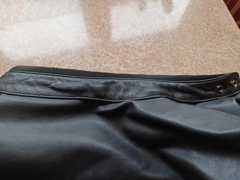 Kurtka motocyklowa męska skórzana XL