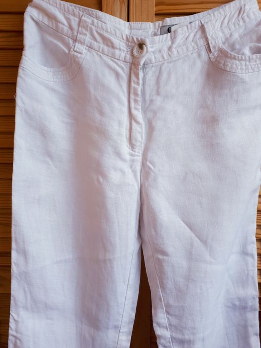Штани літні, натуральний льон