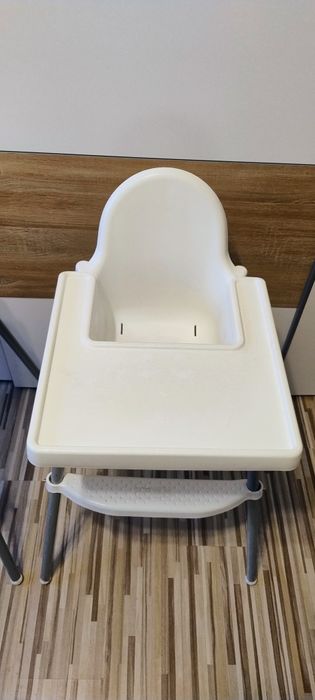 Krzesełko fotelik antilop IKEA do karmienia z podnóżkiem 1 szt