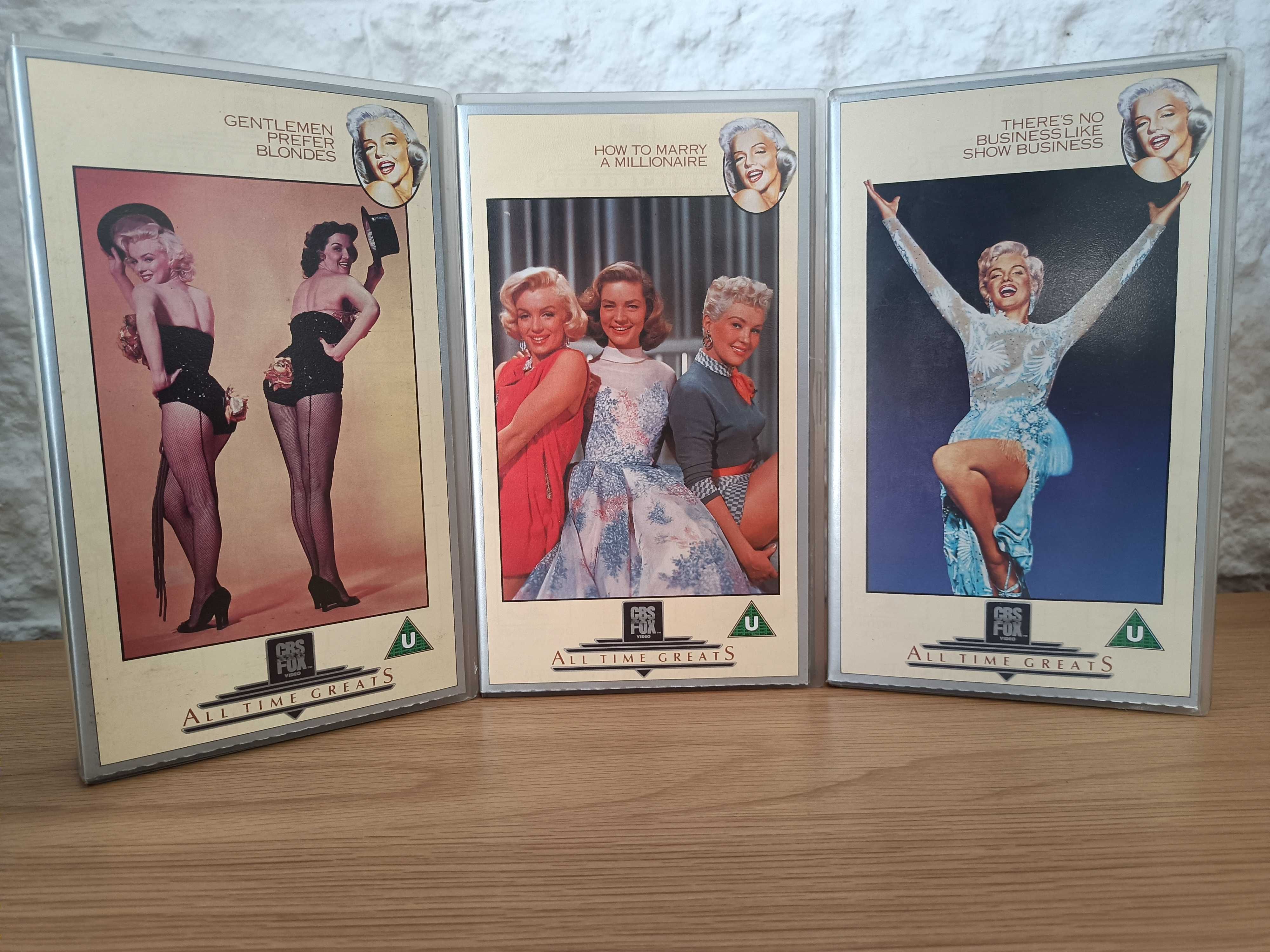 Filmes VHS Marilyn Monroe