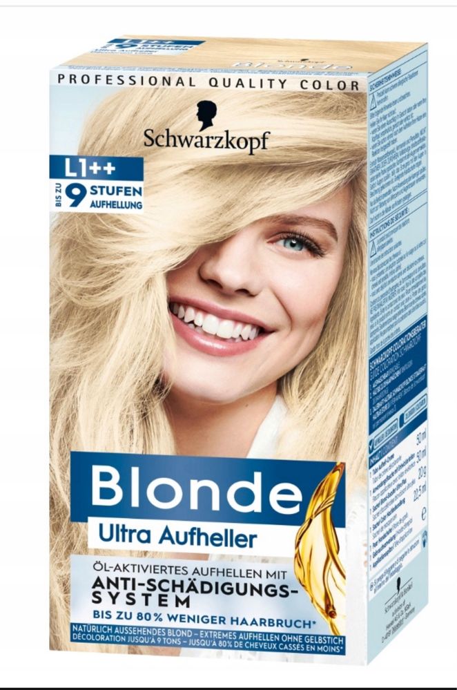 Schwarzkopf Blonde  koloryzacja włosów Blond