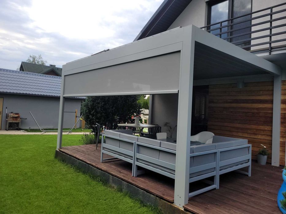 Pergola lamelowa aluminiowa 400x300 Polski Producent różne wymiary