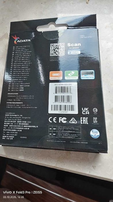 Pendrive Adata Elite UE 800 128 gb