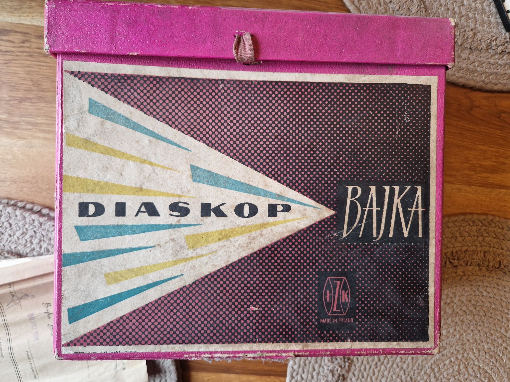 Diaskop Bajka 1968 rok projektor prl