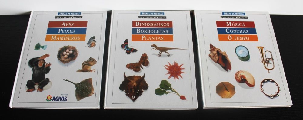 Enciclopédia Visual do Jornal de Notícias | 3 volumes (COMO NOVOS)