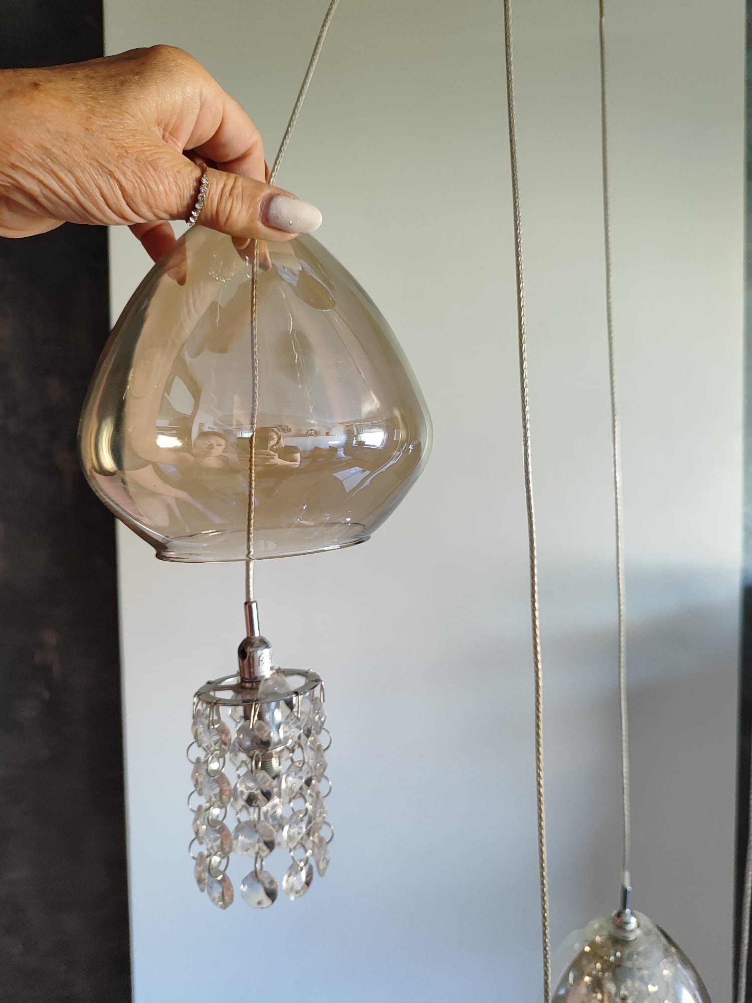 Lampa wisząca z Wielkiej Brytanii