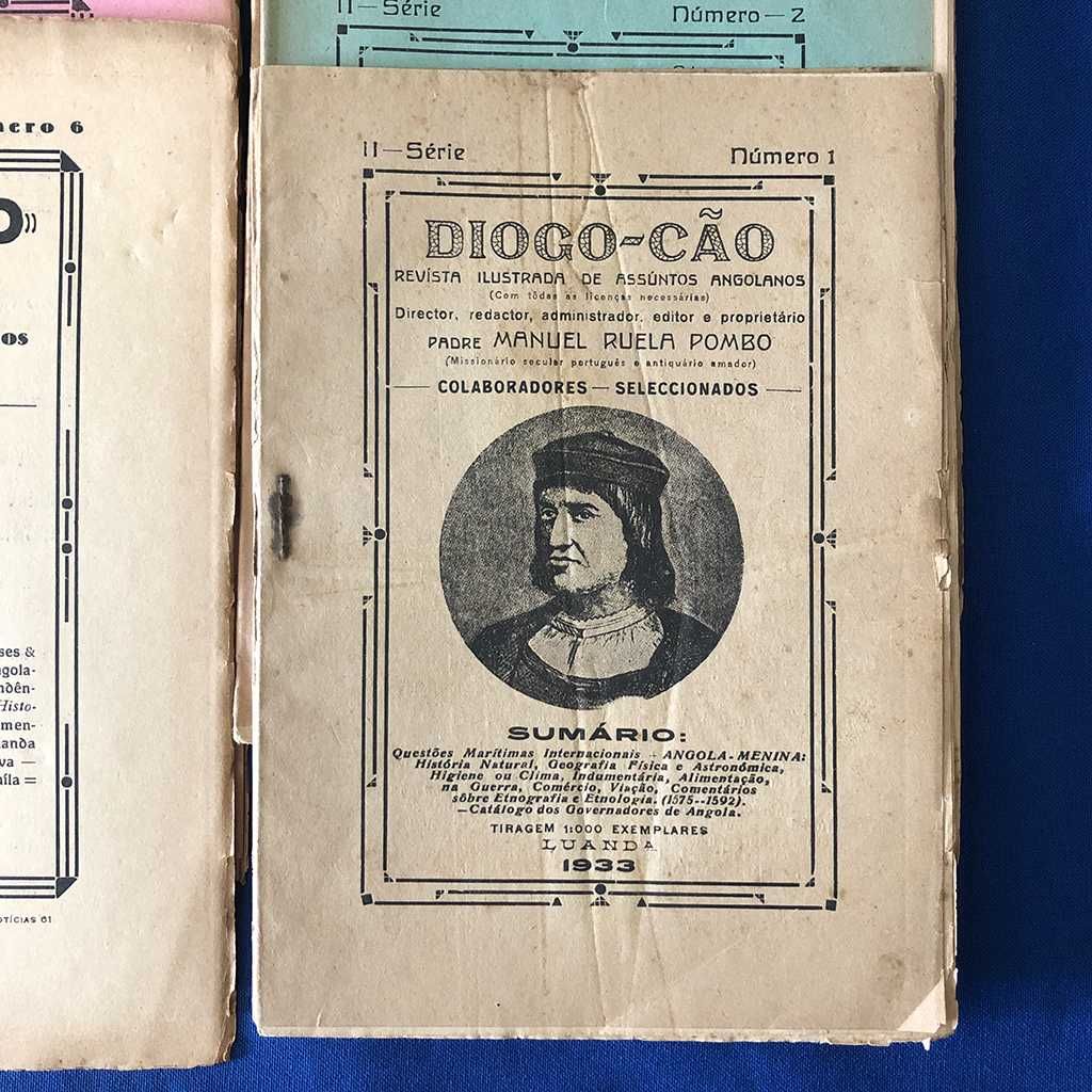 ANGOLA Diogo Caão Revista Ilustrada Assuntos Angolanos Pe. Ruela Pombo