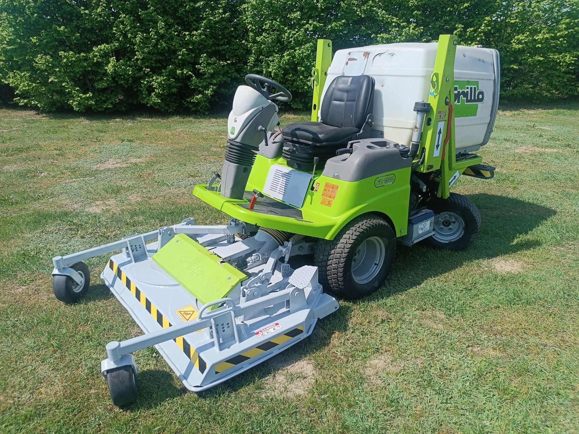 Kosiarka traktorek  samojezdna Grillo model FD 1500 4x4 silnik Kubota