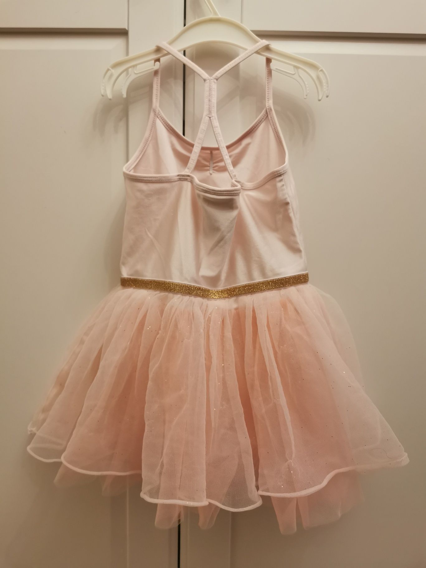 H&M Strój spódniczka body na balet 122 / 128 sukienka