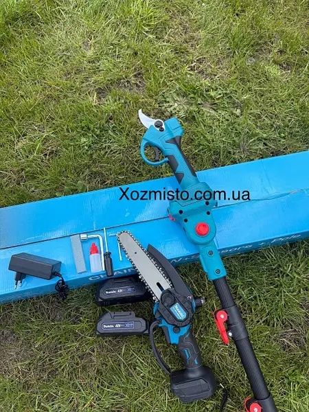 Набір 3в1 АКБ Makita 48 V (Пила DUC155HN + Секатор DUP270+штанга 2.6 м