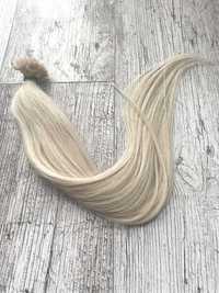 Włosy naturalne slowianskie 50 cm 120 szt keratyna