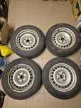 Felgi stalowe audi 5x115  z oponami zimowymi continental r15 195/65