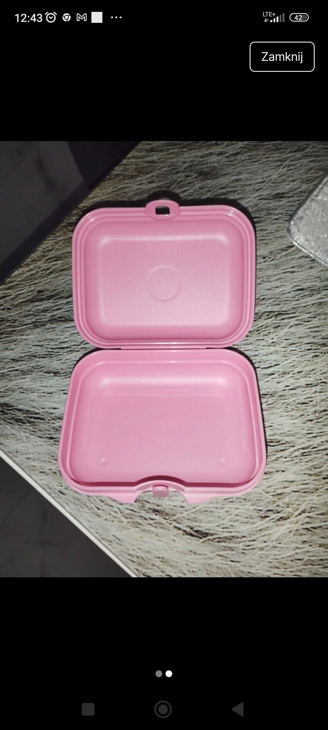 Nowe tupperware pojemnik śniadaniówka