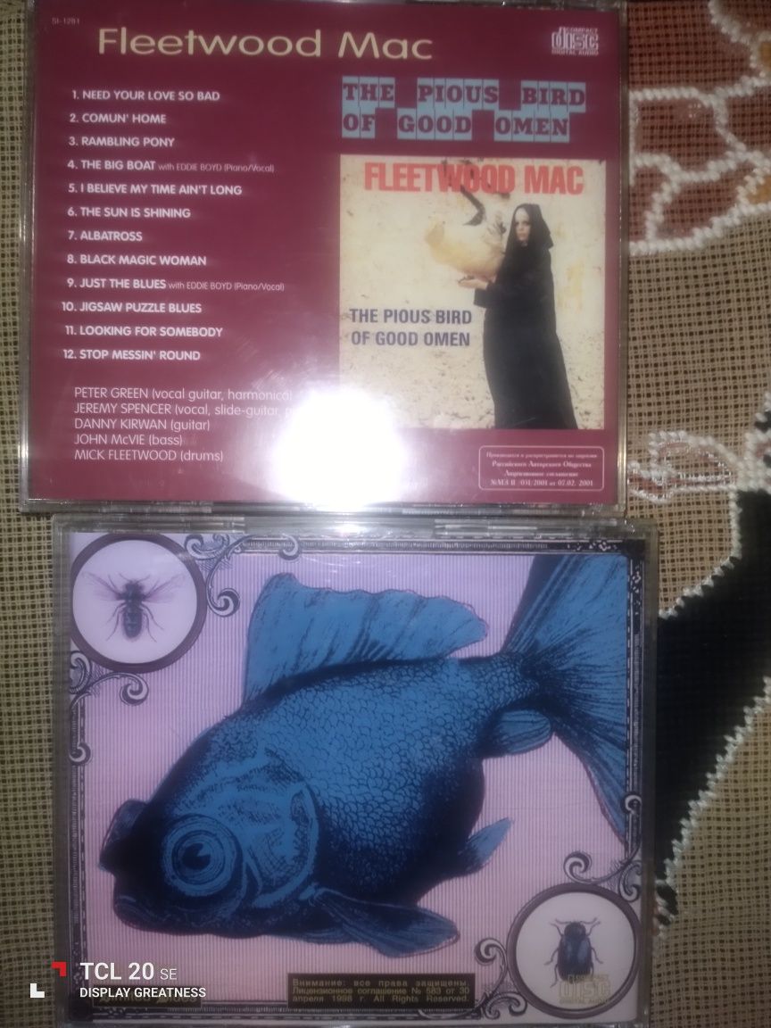 Płyty CD fleetwood mac.