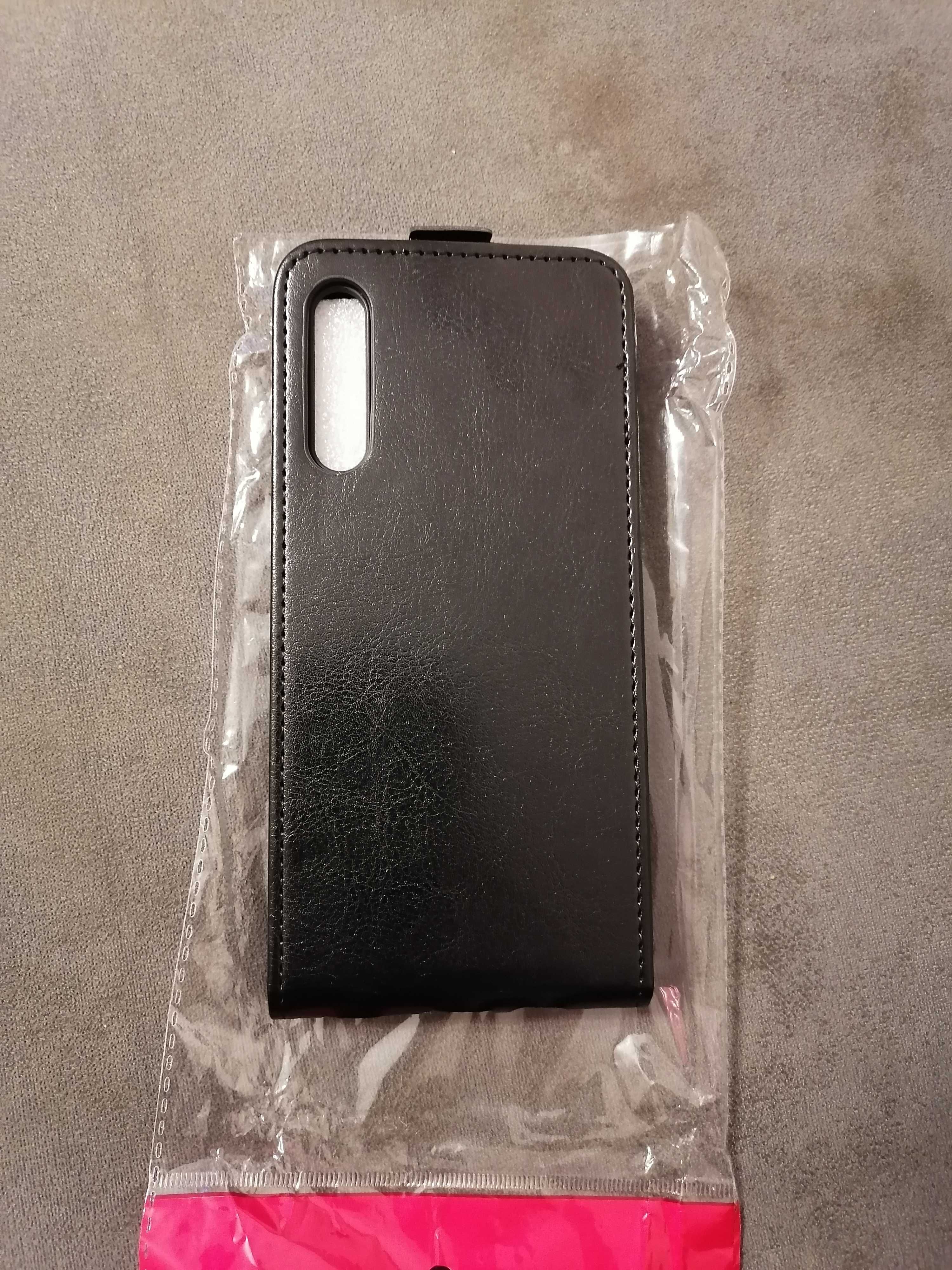 Nowe etui z klapką dół czarne Honor 9x China Version HLK-AL00 HLK-TL00