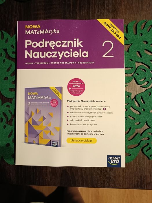 Nowa Matematyka 2, podręcznik nauczyciela
