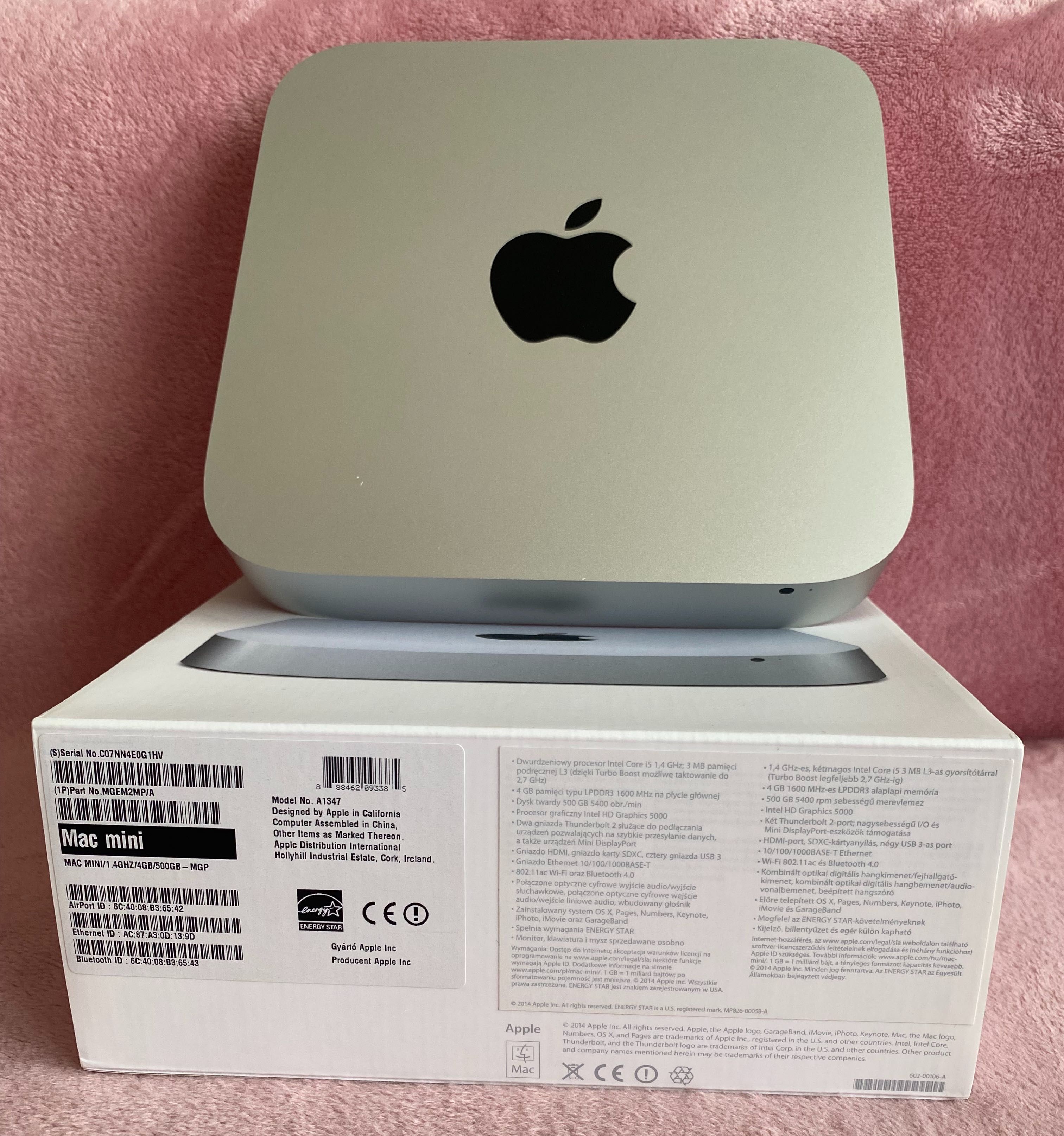 Apple MacMini A1347 i5 4GB Late 2014