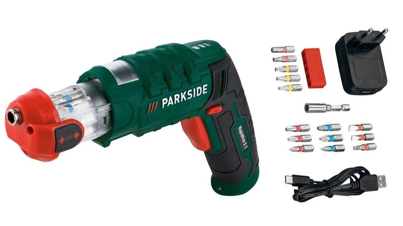 Акумуляторна викрутка / Аккумуляторная отвертка Parkside Rapidfire 2.2