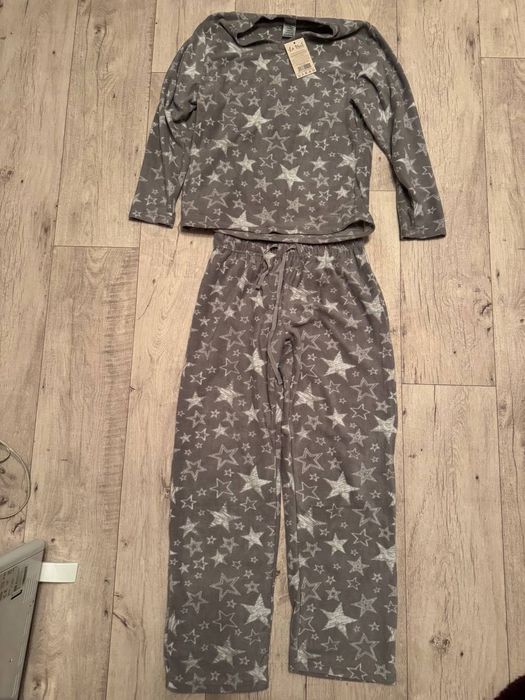 Піжама сіра флісова тепла розмір S
